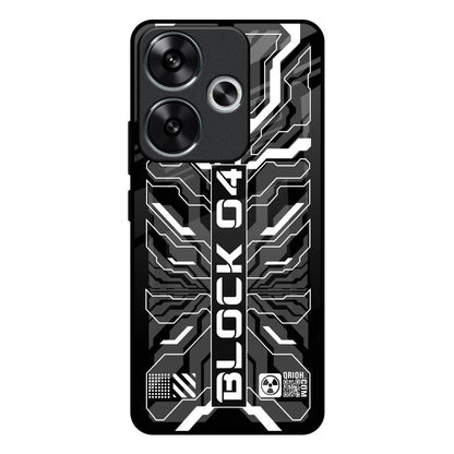Monochrome Magic Poco F6 5G Glass Back Cover Online
