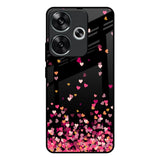 Heart Rain Fall Poco F6 5G Glass Back Cover Online