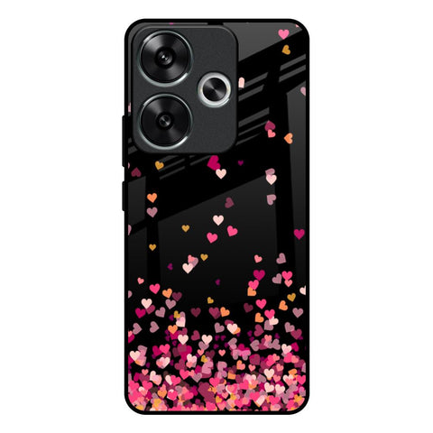 Heart Rain Fall Poco F6 5G Glass Back Cover Online