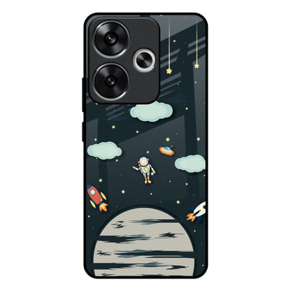 Astronaut Dream Poco F6 5G Glass Back Cover Online