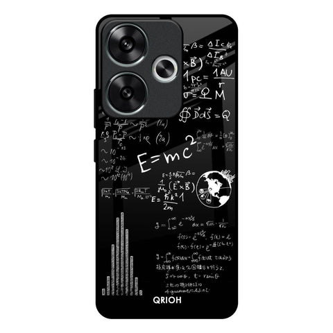 Funny Math Poco F6 5G Glass Back Cover Online