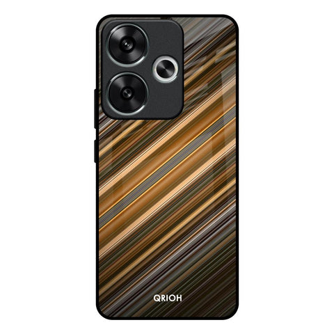 Diagonal Slash Pattern Poco F6 5G Glass Back Cover Online
