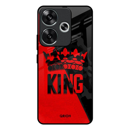 I Am A King Poco F6 5G Glass Back Cover Online