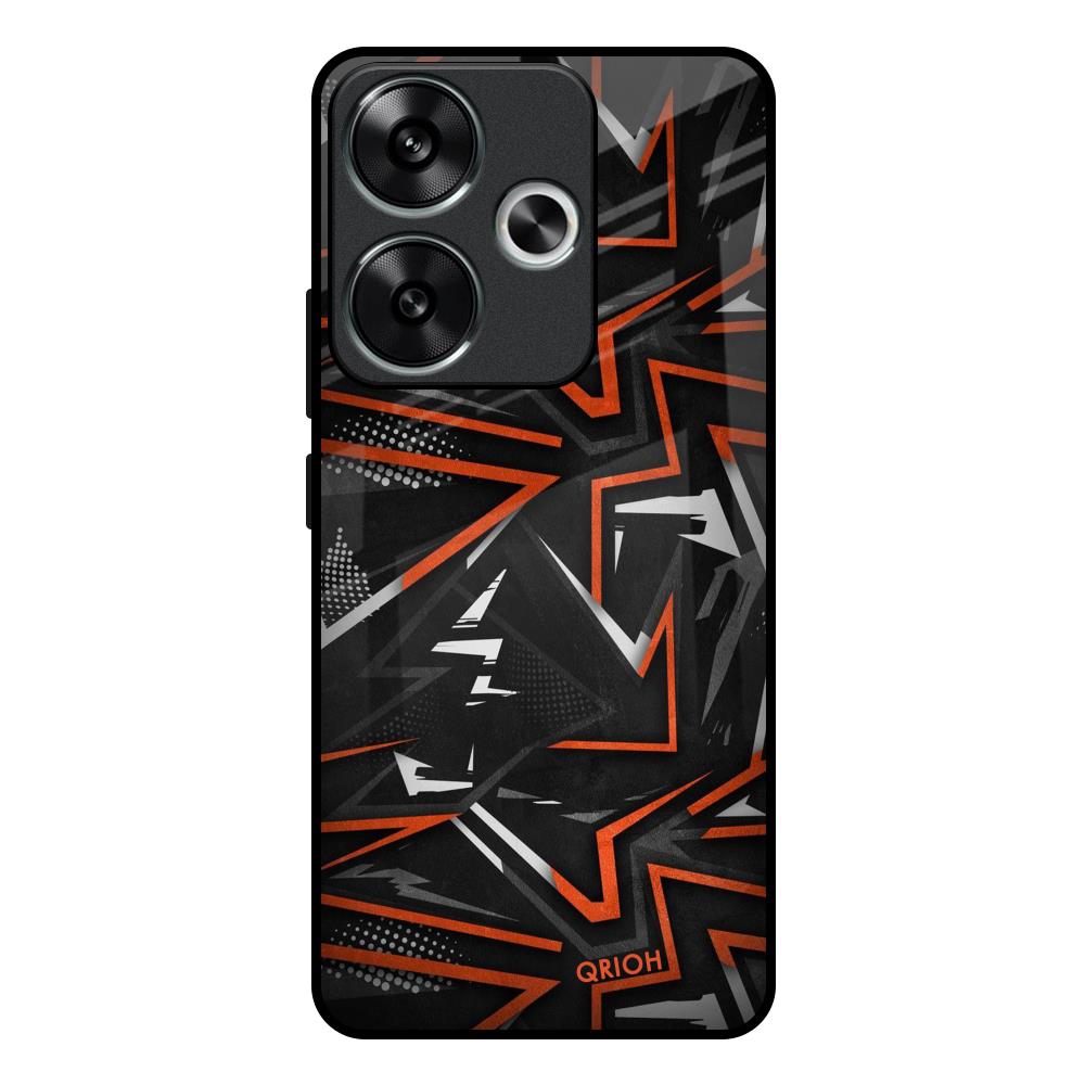 Vector Art Poco F6 5G Glass Back Cover Online