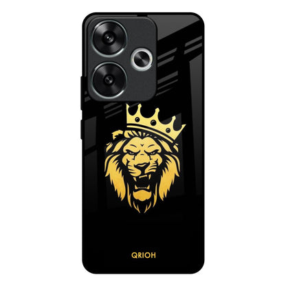 Lion The King Poco F6 5G Glass Back Cover Online