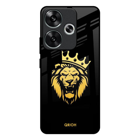 Lion The King Poco F6 5G Glass Back Cover Online