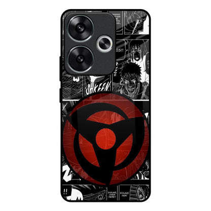 Sharingan Poco F6 5G Glass Back Cover Online