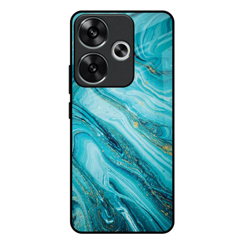 Ocean Marble Poco F6 5G Glass Back Cover Online