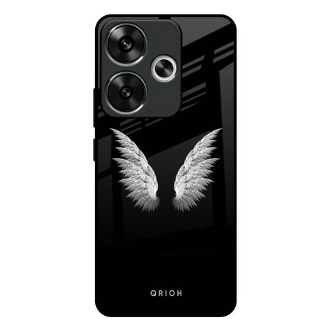 White Angel Wings Poco F6 5G Glass Back Cover Online