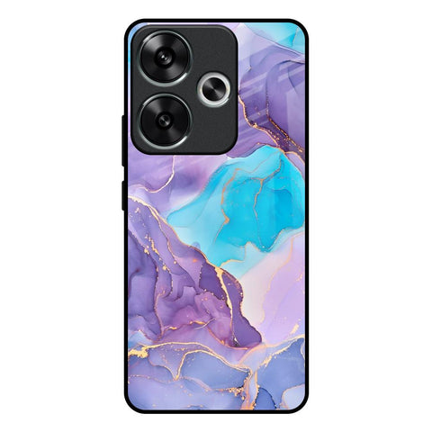 Alcohol ink Marble Poco F6 5G Glass Back Cover Online