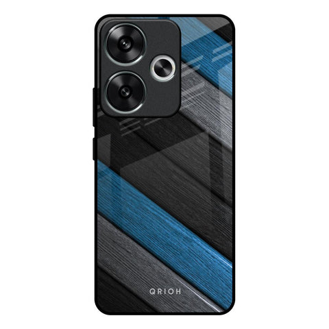 Multicolor Wooden Effect Poco F6 5G Glass Back Cover Online