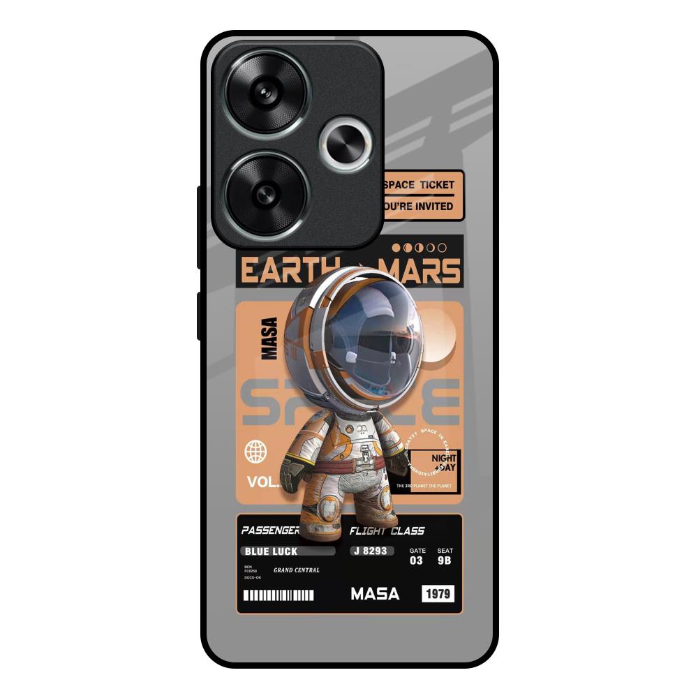 Space Ticket Poco F6 5G Glass Back Cover Online