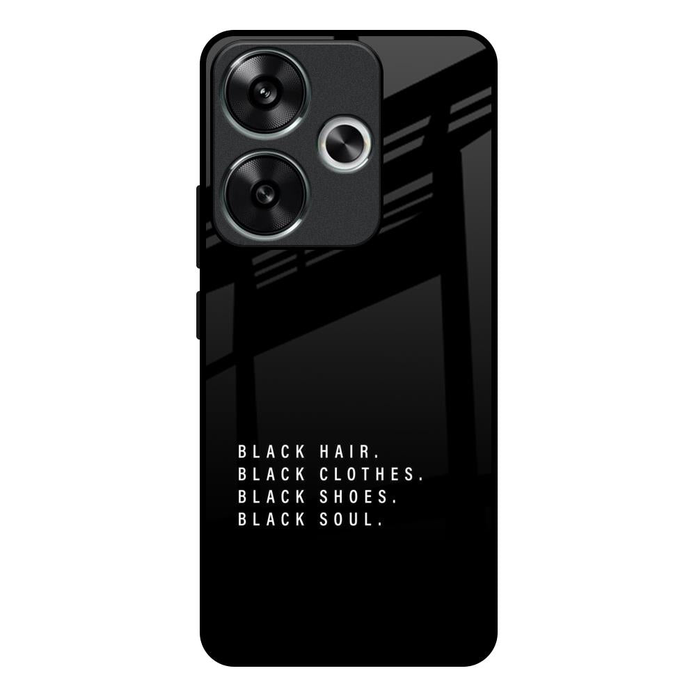Black Soul Poco F6 5G Glass Back Cover Online