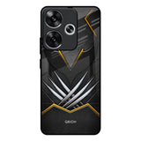 Black Warrior Poco F6 5G Glass Back Cover Online