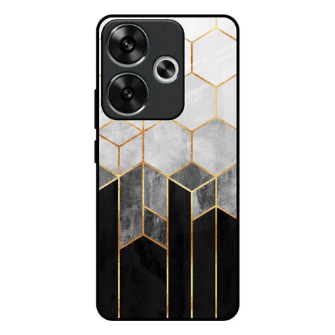 Tricolor Pattern Poco F6 5G Glass Back Cover Online