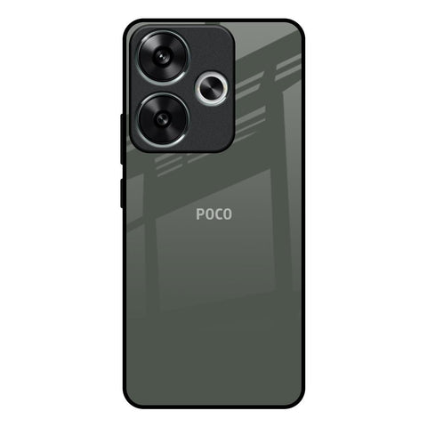 Charcoal Poco F6 5G Glass Back Cover Online