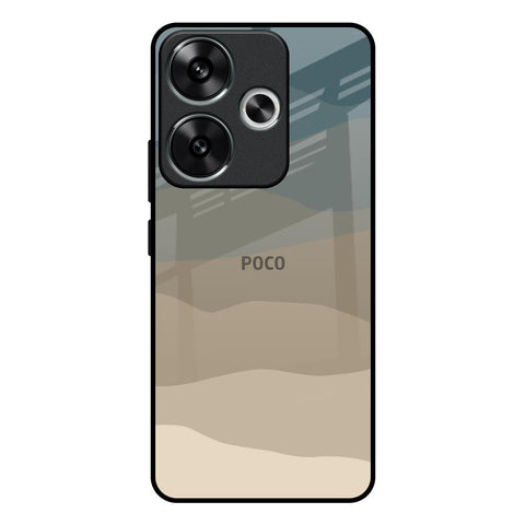 Abstract Mountain Pattern Poco F6 5G Glass Back Cover Online