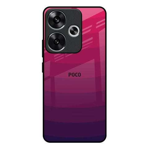 Wavy Pink Pattern Poco F6 5G Glass Back Cover Online
