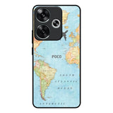 Fly Around The World Poco F6 5G Glass Back Cover Online