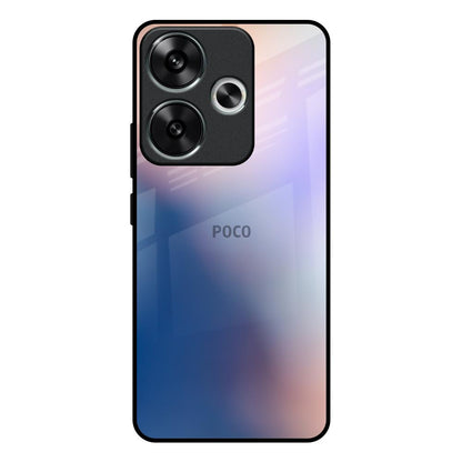 Blue Mauve Gradient Poco F6 5G Glass Back Cover Online