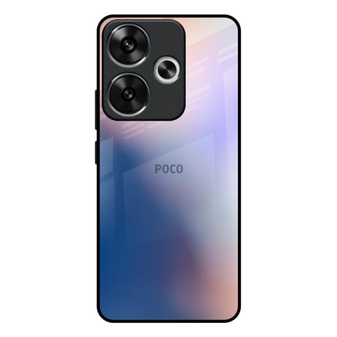 Blue Mauve Gradient Poco F6 5G Glass Back Cover Online