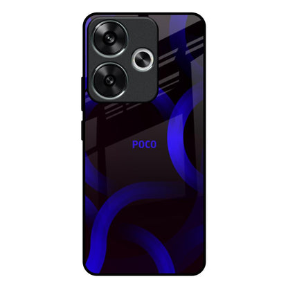 Blue Ring Light Poco F6 5G Glass Back Cover Online