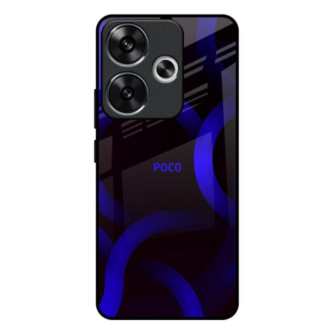 Blue Ring Light Poco F6 5G Glass Back Cover Online