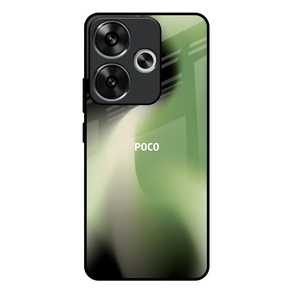 Green Tornado Poco F6 5G Glass Back Cover Online
