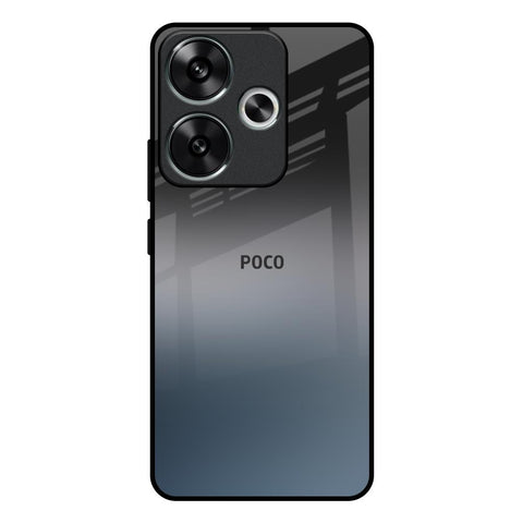 Dramatic Grey Poco F6 5G Glass Back Cover Online