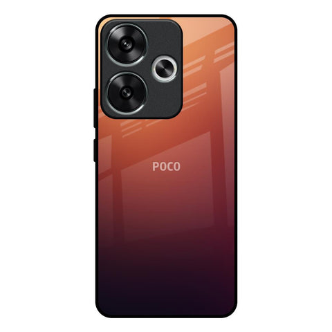 Sunset Background Poco F6 5G Glass Back Cover Online