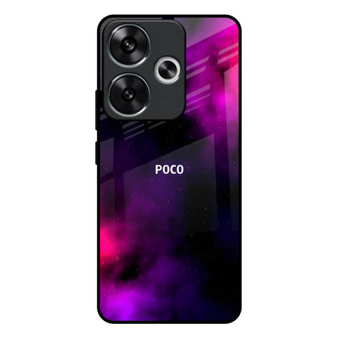 Pink Galaxy Poco F6 5G Glass Back Cover Online