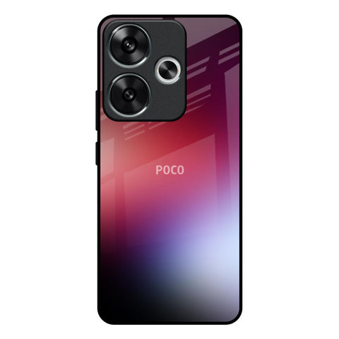 Gaussian Red Poco F6 5G Glass Back Cover Online