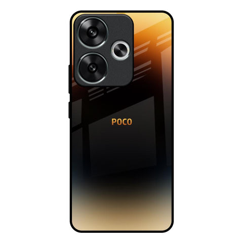 Grainy Yellow Poco F6 5G Glass Back Cover Online