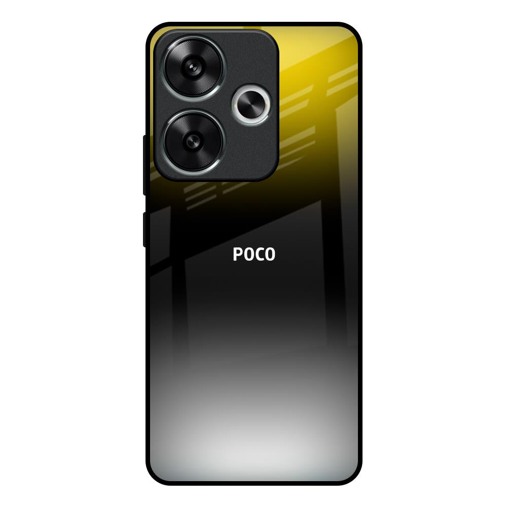 Yellow Shadow Poco F6 5G Glass Back Cover Online