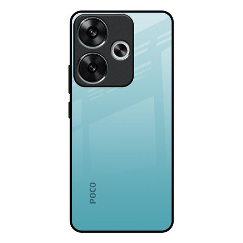 Arctic Blue Poco F6 5G Glass Back Cover Online