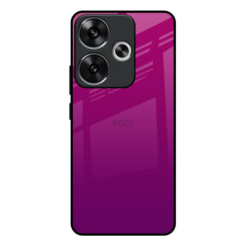 Magenta Gradient Poco F6 5G Glass Back Cover Online