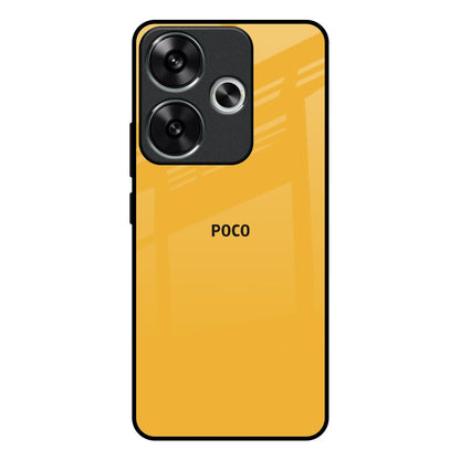 Fluorescent Yellow Poco F6 5G Glass Back Cover Online