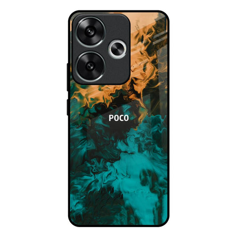 Watercolor Wave Poco F6 5G Glass Back Cover Online