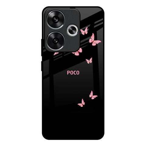 Fly Butterfly Poco F6 5G Glass Back Cover Online