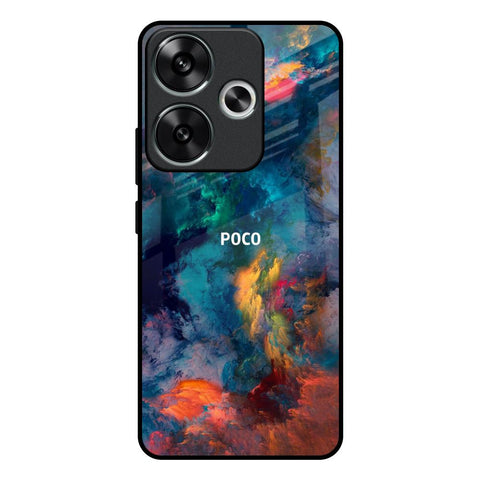 Colored Storm Poco F6 5G Glass Back Cover Online