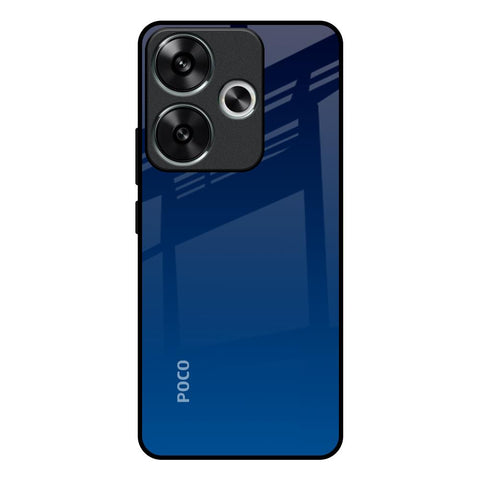 Very Blue Poco F6 5G Glass Back Cover Online