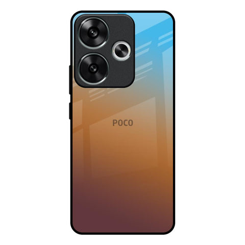 Rich Brown Poco F6 5G Glass Back Cover Online