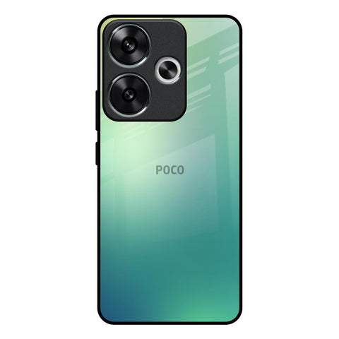 Dusty Green Poco F6 5G Glass Back Cover Online
