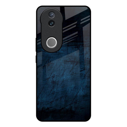 Dark Blue Grunge Vivo V50e 5G Glass Back Cover Online