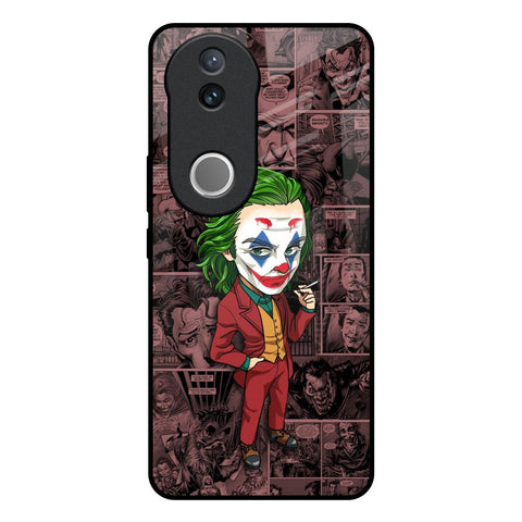Joker Cartoon Vivo V50e 5G Glass Back Cover Online