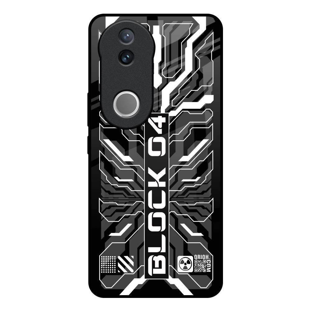 Monochrome Magic Vivo V50e 5G Glass Back Cover Online