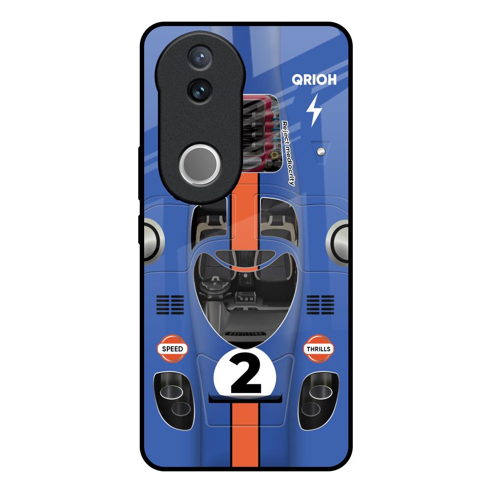 Car Adiction Vivo V50e 5G Glass Back Cover Online