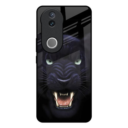 Angry Black Tiger Vivo V50e 5G Glass Back Cover Online