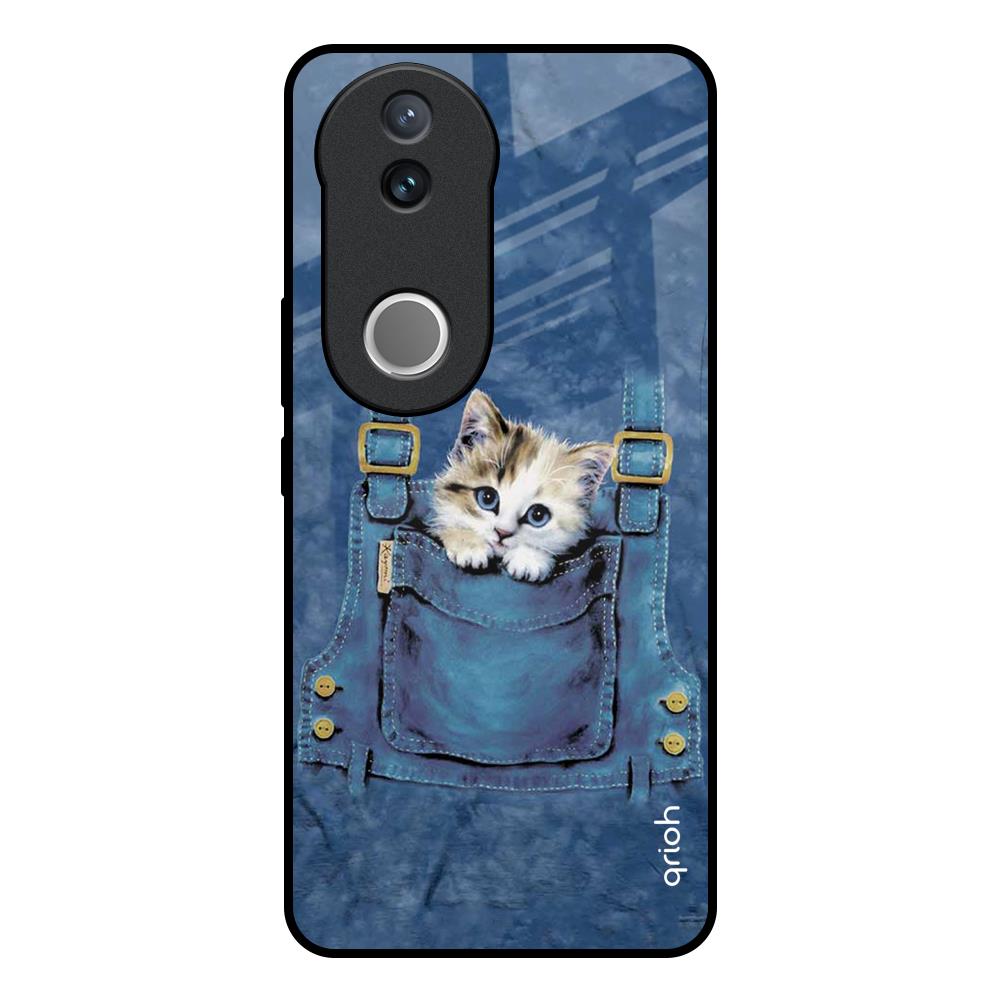 Kitty In Pocket Vivo V50e 5G Glass Back Cover Online