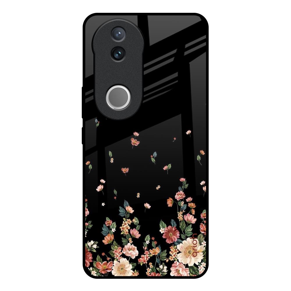 Floating Floral Print Vivo V50e 5G Glass Back Cover Online